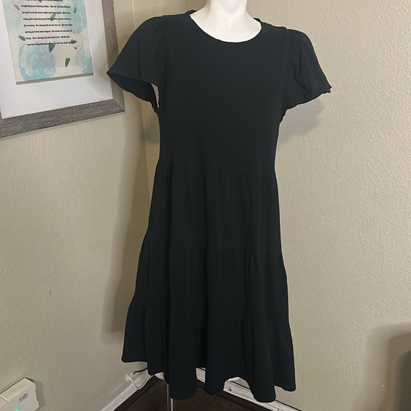 J. Crew Dresses & Skirts - Basic Black Tshirt Style Dress By JCrew Size S